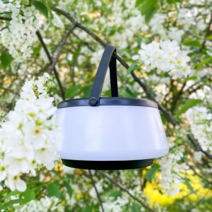 Zuma Line - LED Zatemnitvena solarna polnilna namizna svetilka LED/2,2W/2000 mAh IP44 črna