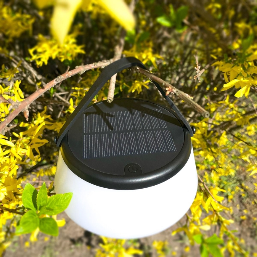 Zuma Line - LED Zatemnitvena solarna polnilna namizna svetilka LED/2,2W/2000 mAh IP44 črna