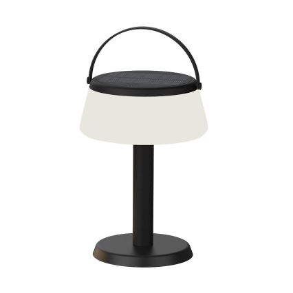 Zuma Line - LED Zatemnitvena solarna polnilna namizna svetilka LED/2,2W/2000 mAh IP44 črna