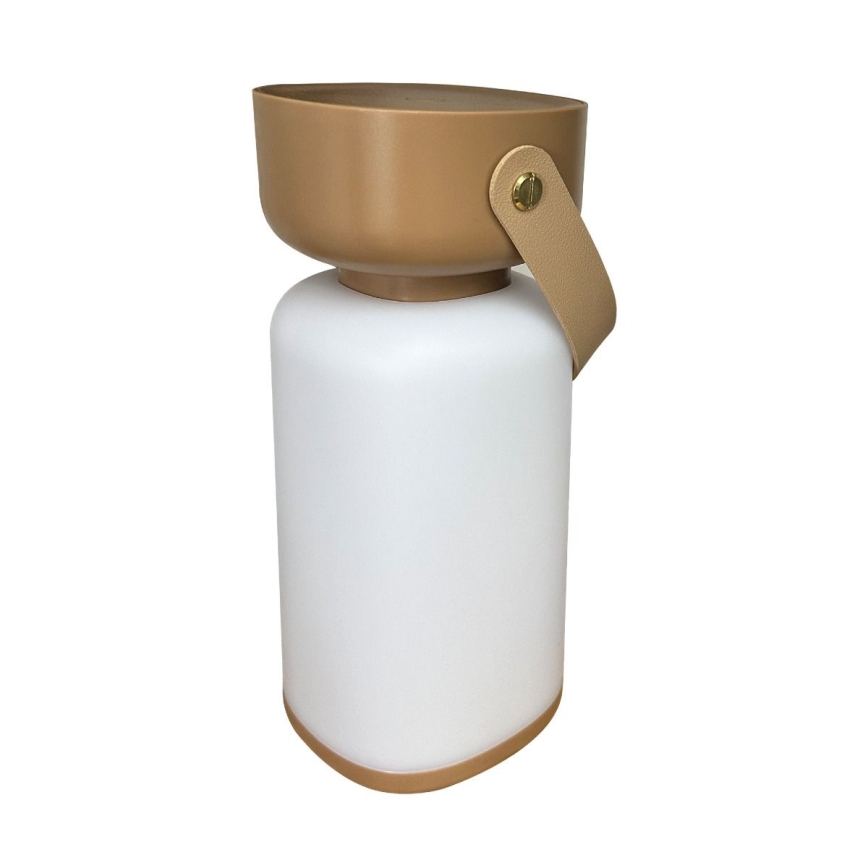 Zuma Line - LED Zatemnitvena polnilna namizna svetilka LED/3W/1200 mAh 3000/4000/6500K IP44 rjava