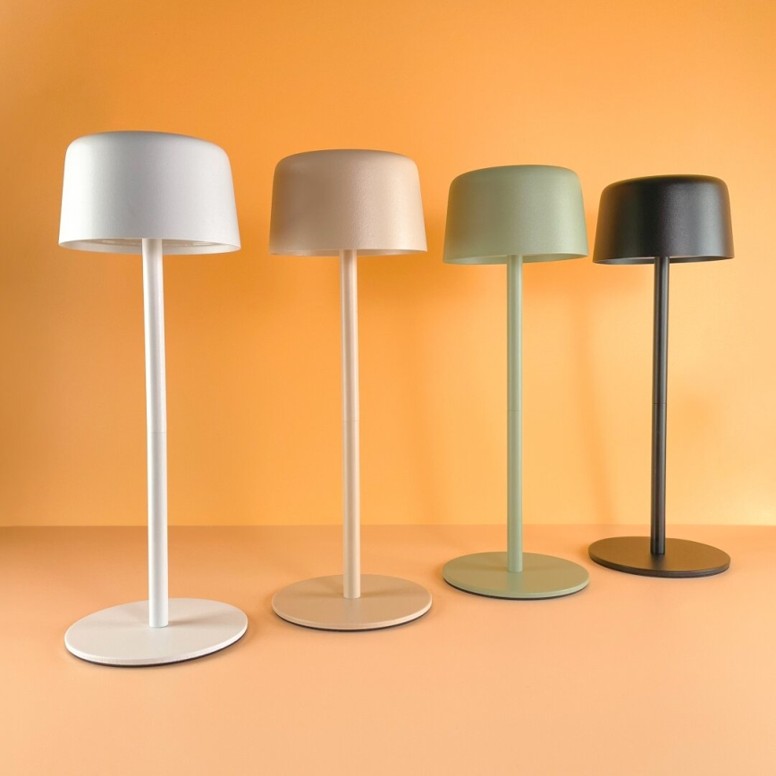 Zuma Line - LED Zatemnitvena polnilna namizna svetilka LED/2W/1200 mAh IP44 črna