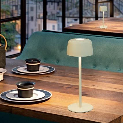 Zuma Line - LED Zatemnitvena polnilna namizna svetilka LED/2W/1200 mAh IP44 krem barva