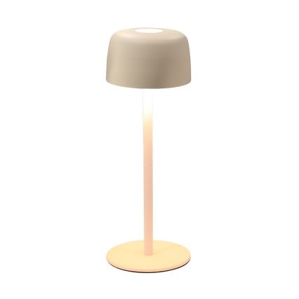 Zuma Line - LED Zatemnitvena polnilna namizna svetilka LED/2W/1200 mAh IP44 krem barva