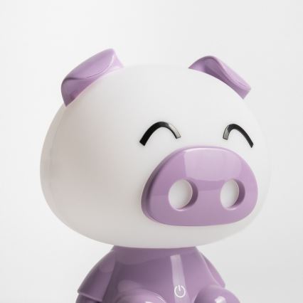 Zuma Line - LED Zatemnitvena otroška namizna svetilka na dotik LED/3W/230V pig vijolična