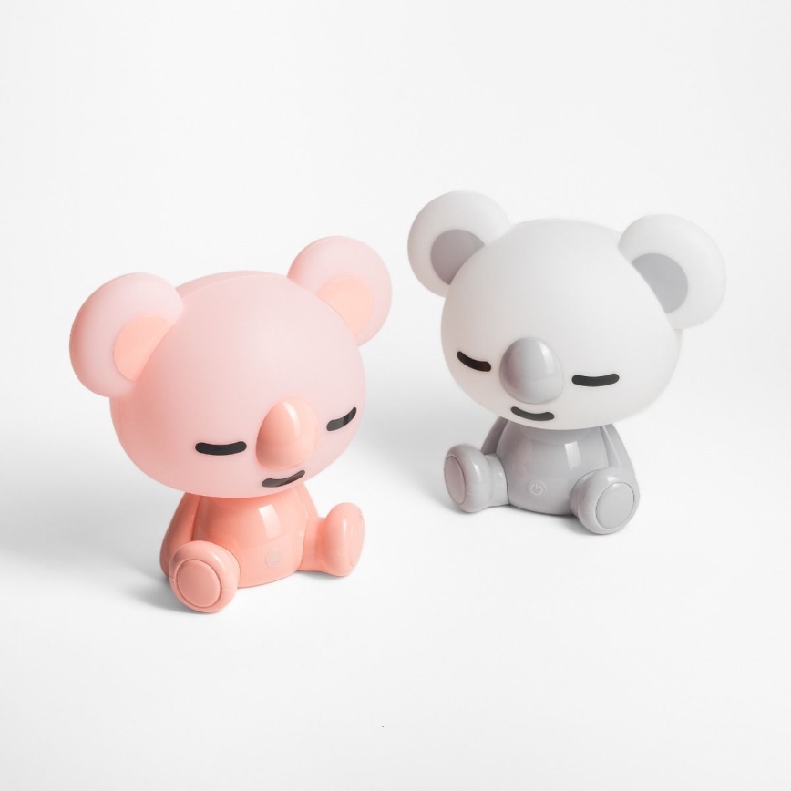 Zuma Line - LED Zatemnitvena otroška namizna svetilka na dotik LED/3W/230V koala siva