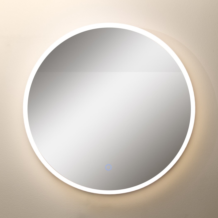 Zuma Line - LED Kopalnica stenski ogledalo s osvetlitev LED/24W/230V 3000/4000/6000K pr. 60 cm IP44 bela/zlata