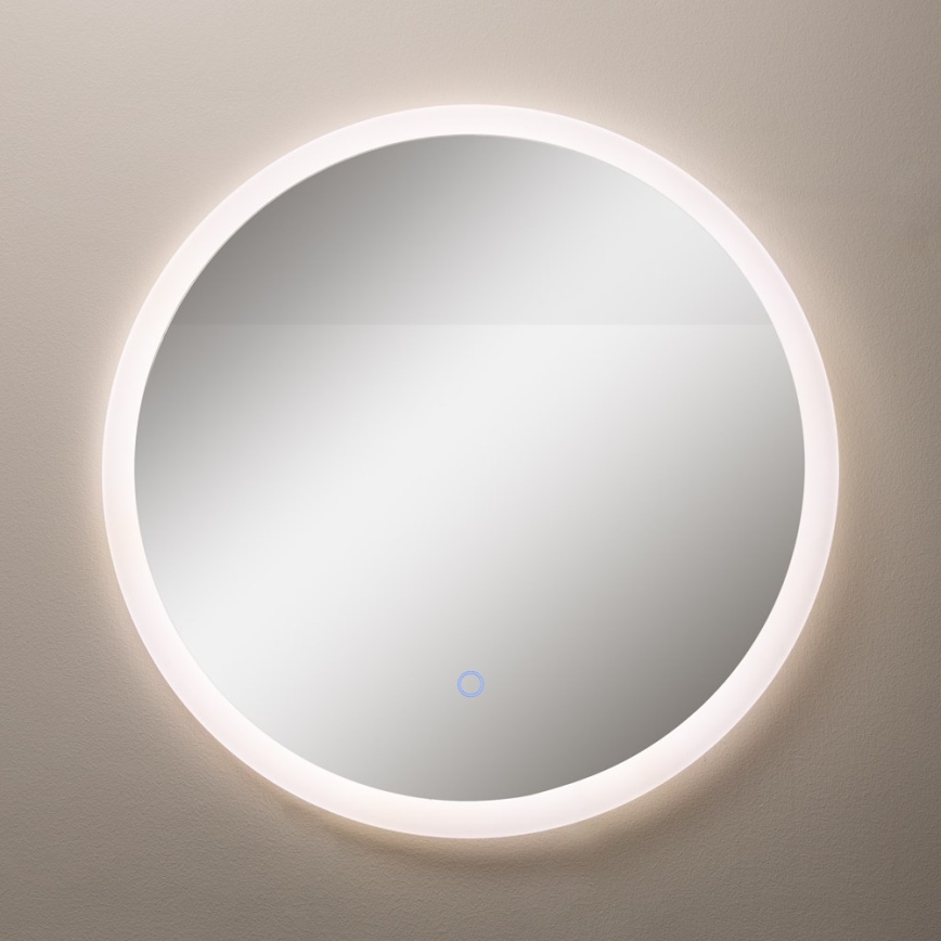 Zuma Line - LED Kopalniško ogledalo s osvetlitvijo LED/24W/230V 3000/4000/6000K pr. 60 cm IP44 bela