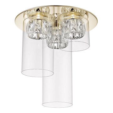 Zuma Line - LED Lestenec 3xLED/5W/230V medenina