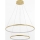 Zuma Line - LED Lestenec na vrvici LED/40W/230V zlata