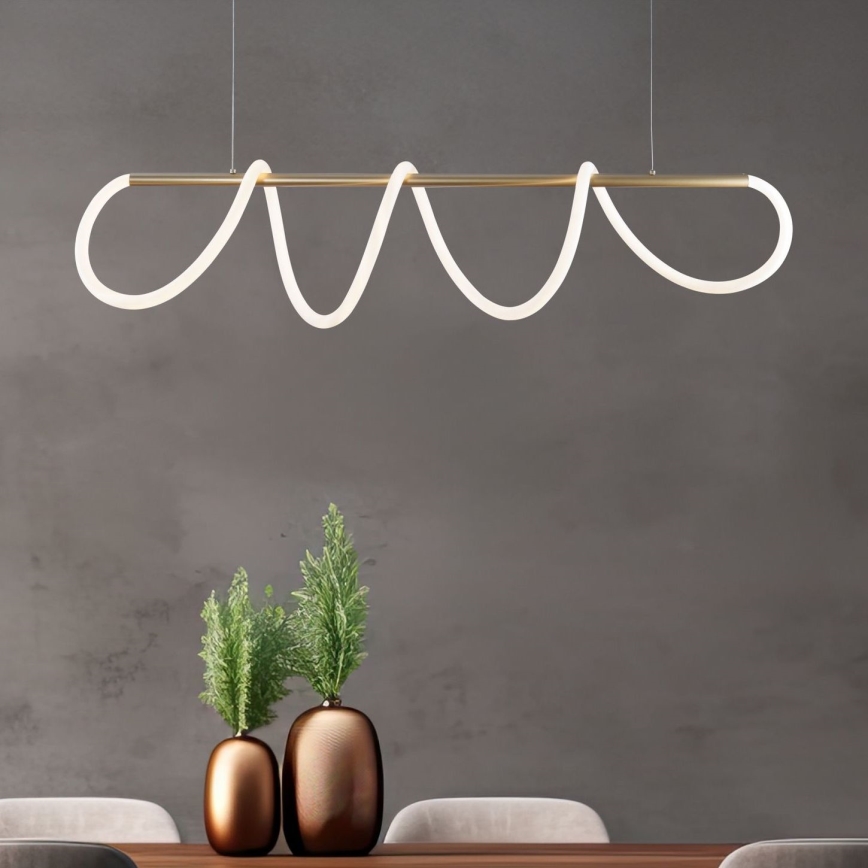 Zuma Line - LED Lestenec na vrvici LED/45W/230V 3000/4000/6000K zlata