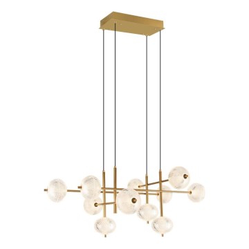 Zuma Line - LED lestenec na vrvici LED/63W/230V v zlati barvi