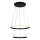 Zuma Line - LED Lestenec na vrvici RIDE LED/22W/230V + LED/14W pr. 41 cm črna