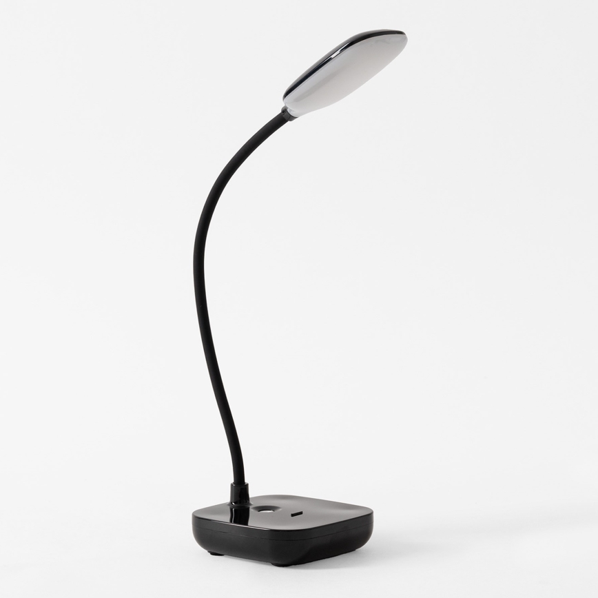 Zuma Line - LED Polnilni namizna svetilka LED/7W/1200 mAh 3000/4500/6000K črna