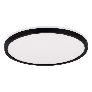 Zuma Line - LED RGBW Zatemnitvena stropna svetilka LED/32W/230V + LED/8W 3000-6000K črna + Daljinski upravljalnik