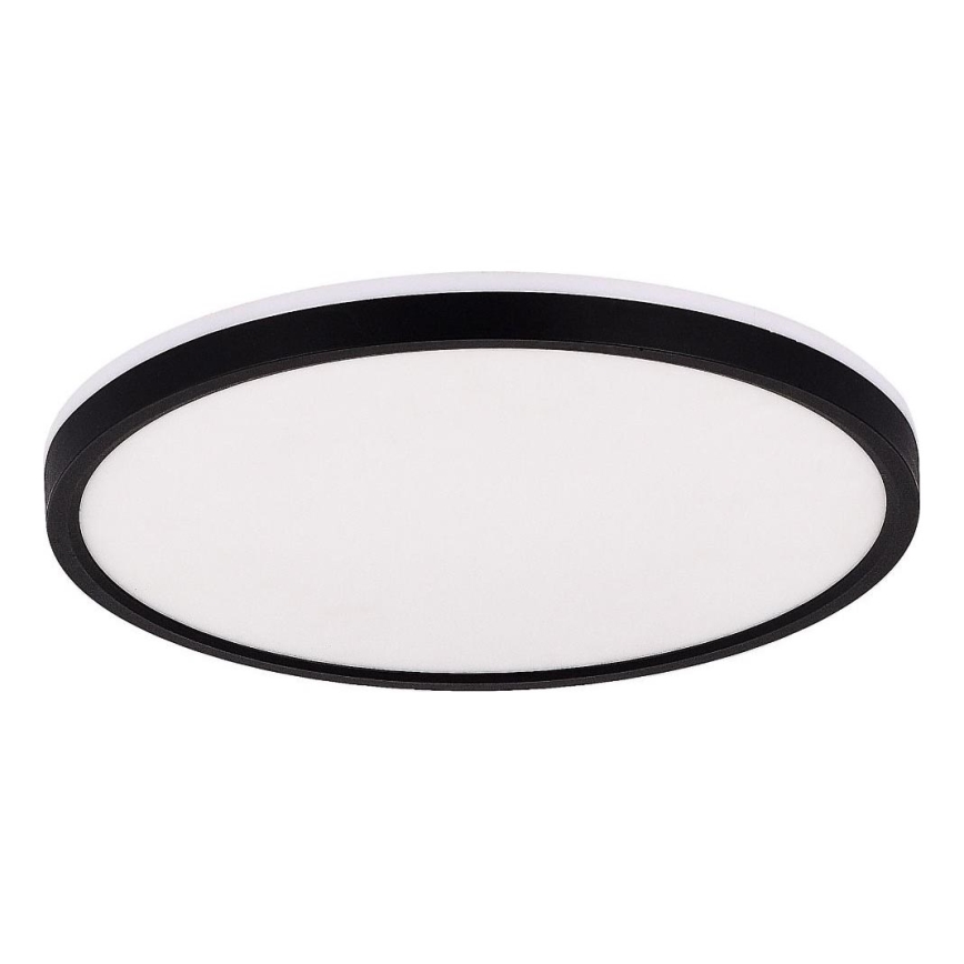 Zuma Line - LED RGBW Zatemnitvena stropna svetilka LED/32W/230V + LED/8W 3000-6000K črna + Daljinski upravljalnik