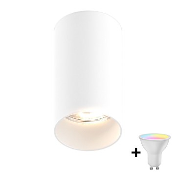 Zuma Line - LED RGBW zatemnljivo točkovno svetilo 1xGU10/4,8W/230V bela + daljinski upravljalnik