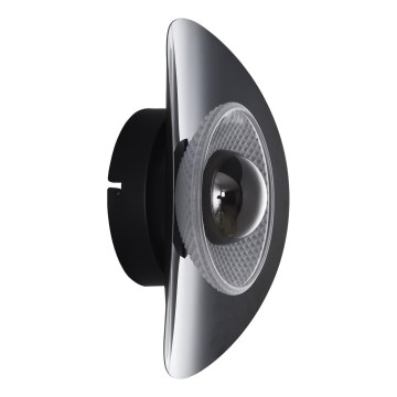 Zuma Line - LED Stenska svetilka LED/8W/230V črna/dimno črna