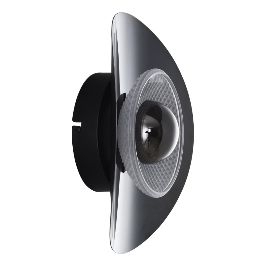 Zuma Line - LED Stenska svetilka LED/8W/230V črna/dimno črna