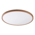 Zuma Line - LED stropna svetilka CAMI LED/36W/230V 3000/4000/6000K premer 40 cm rjava
