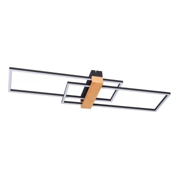 Zuma Line - LED Stropna svetilka LED/39W/230V 3000K črna/bor