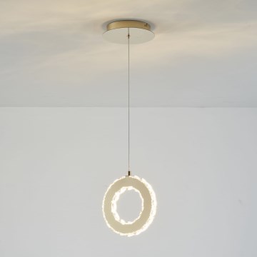 Zuma Line - LED zatemljiv lestenec na kablu LED/10W/230V zlati