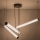 Zuma Line - LED zatemljiv lestenec na kablu LED/64W/230V 2700-6500K črna + daljinski upravljalnik