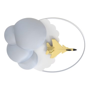 Zuma Line - LED Zatemnitven children's stropna svetel LED/37W/230V raketa