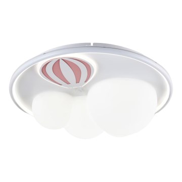 Zuma Line - LED Zatemnitven children's stropna svetel LED/42W/230V 3000/5700K roza