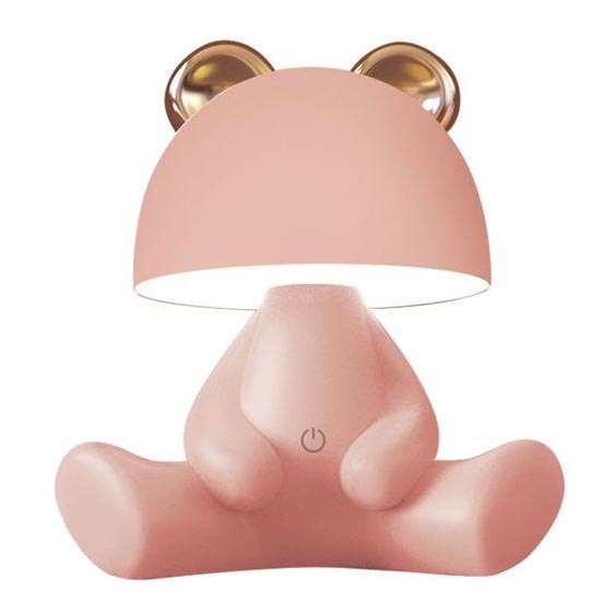 Zuma Line - LED Zatemnitvena otroška namizna svetilka LED/3W/230V medved roza