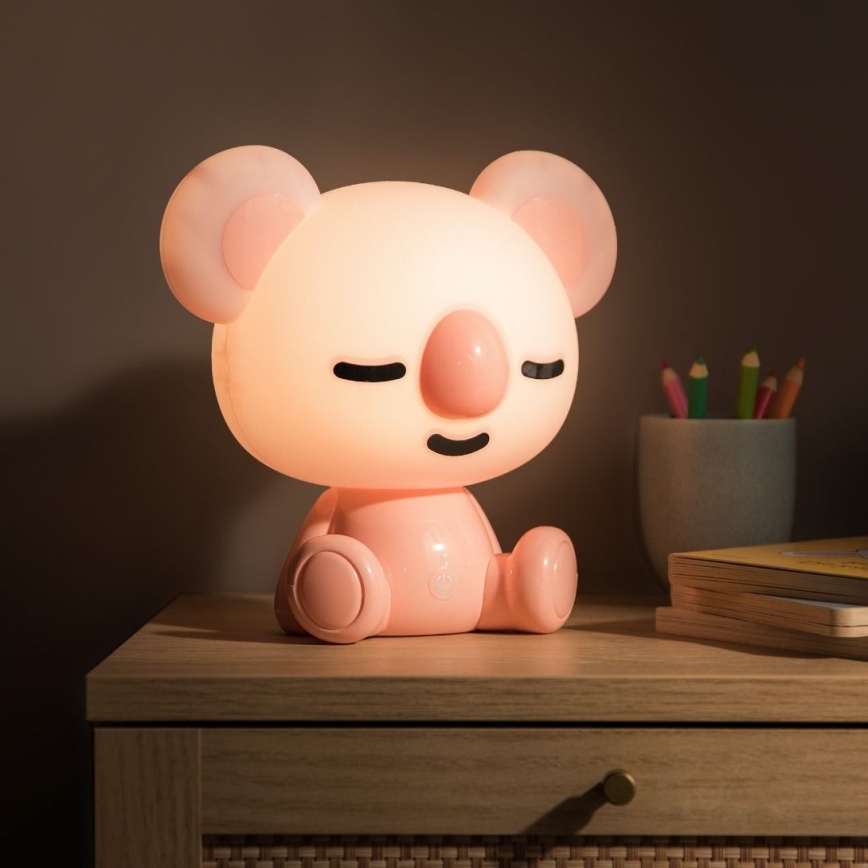 Zuma Line - LED Zatemnitvena otroška namizna svetilka na dotik LED/3W/230V koala roza