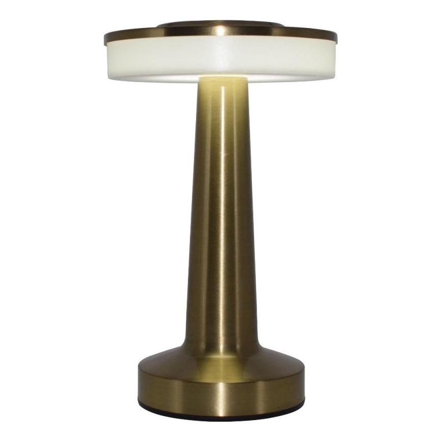 Zuma Line - LED Zatemnitvena polnilna namizna svetilka LED/2,5W/1200 mAh 3000/4000/6000K zlata