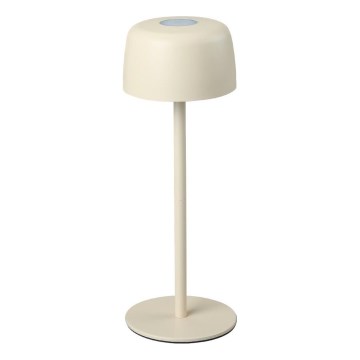 Zuma Line - LED Zatemnitvena polnilna namizna svetilka LED/2W/1200 mAh IP44 krem barva