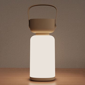 Zuma Line - LED Zatemnitvena polnilna namizna svetilka LED/3W/1200 mAh 3000/4000/6500K IP44 rjava