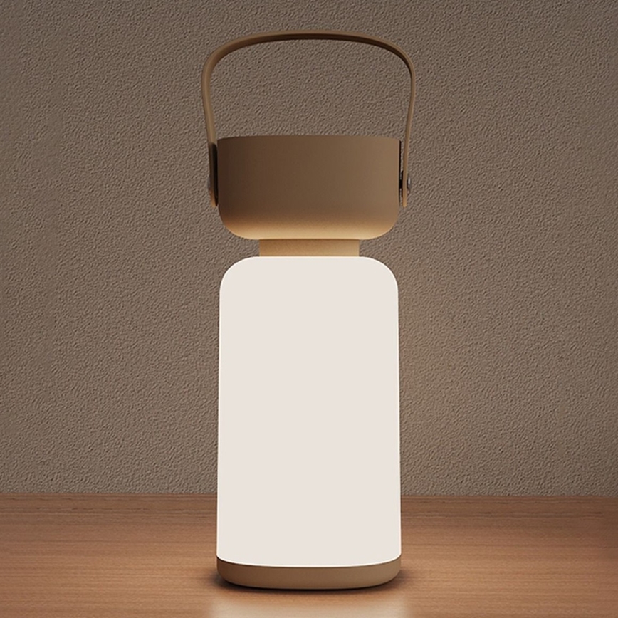 Zuma Line - LED Zatemnitvena polnilna namizna svetilka LED/3W/1200 mAh 3000/4000/6500K IP44 rjava