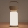 Zuma Line - LED Zatemnitvena polnilna namizna svetilka LED/3W/1200 mAh 3000/4000/6500K IP44 rjava