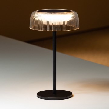 Zuma Line - LED Zatemnitvena solarna polnilna namizna svetilka LED/2,5W/2000 mAh IP44 črna