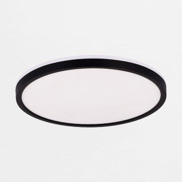 Zuma Line - LED Zatemnitvena stropna svetilka LED/38W/230V + LED/11W 3000/4000/5500K pr. 50 cm črna