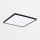 Zuma Line - LED Zatemnitvena stropna svetilka LED/38W/230V + LED/12W 3000/4000/5500K 40x40 cm črna