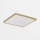 Zuma Line - LED Zatemnitvena stropna svetilka LED/38W/230V + LED/12W 3000/4000/5500K 40x40 cm zlata