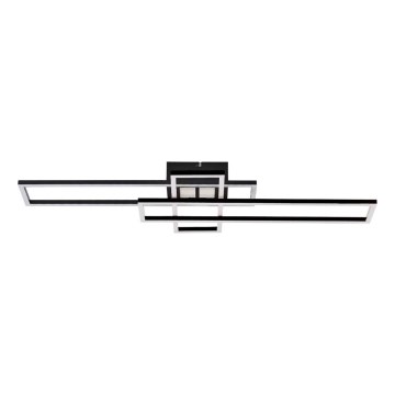 Zuma Line - LED Zatemnitvena stropna svetilka LED/55W/230V 3000-6000K črna + Daljinski upravljalnik