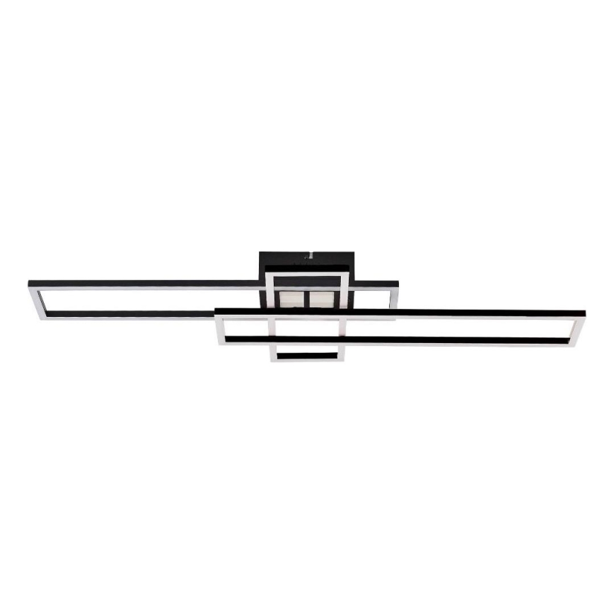 Zuma Line - LED Zatemnitvena stropna svetilka LED/55W/230V 3000-6000K črna + Daljinski upravljalnik