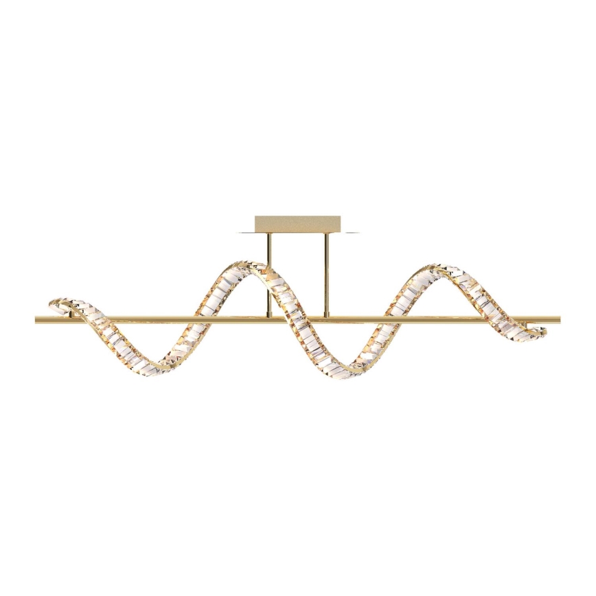 Zuma Line - LED Zatemnitveni kristalni lestenec na drogu LED/24,5W/230V 2700-6000K + Daljinski upravljalnik