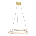 Zuma Line - LED Zatemnitveni kristalni lestenec na vrvici LED/25W/230V 2700-6000K + Daljinski upravljalnik