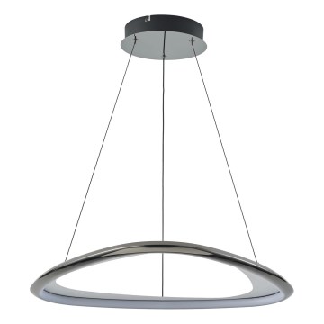 Zuma Line - LED Zatemnitveni lestenec na vrvici LED/34W/230V 3000K črna sijajni krom