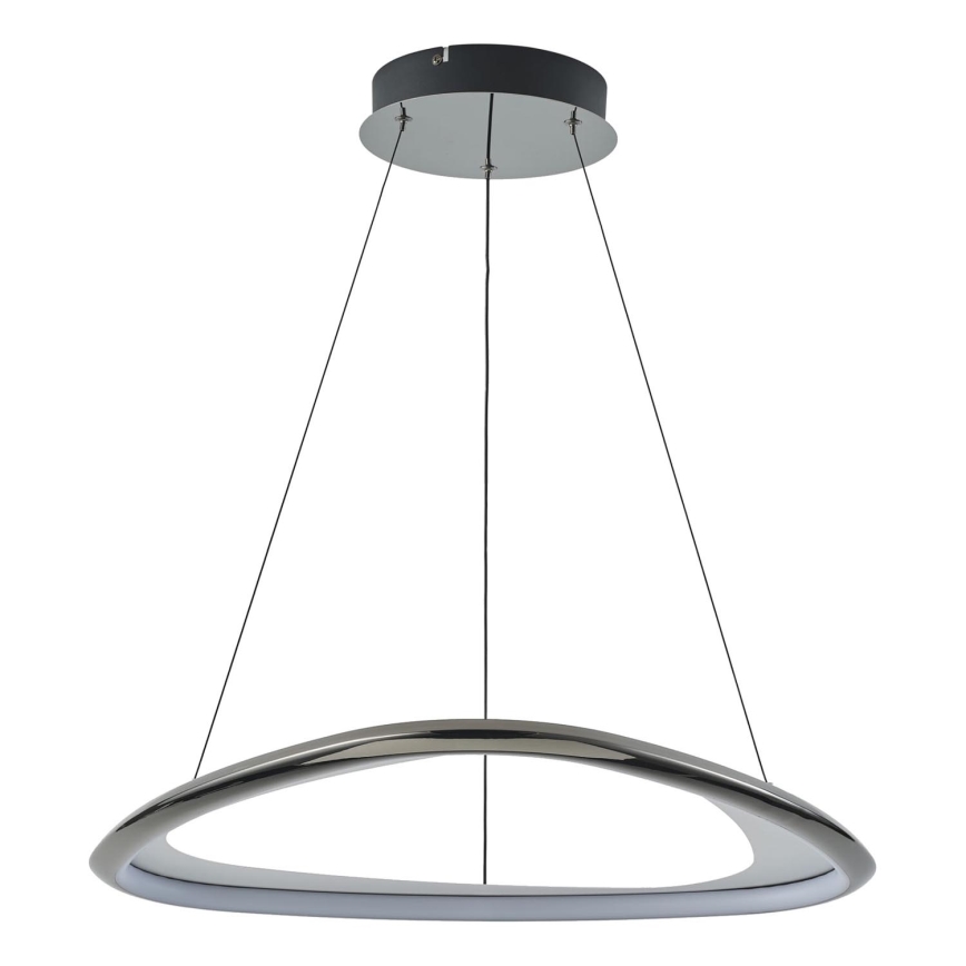 Zuma Line - LED Zatemnitveni lestenec na vrvici LED/34W/230V 3000K črna sijajni krom