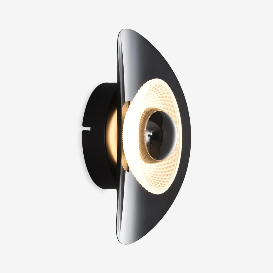 Zuma Line - LED Stenska svetilka LED/8W/230V črna/dimno črna