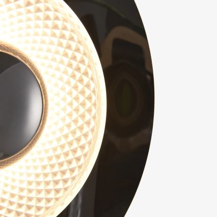 Zuma Line - LED Stenska svetilka LED/8W/230V črna/dimno črna