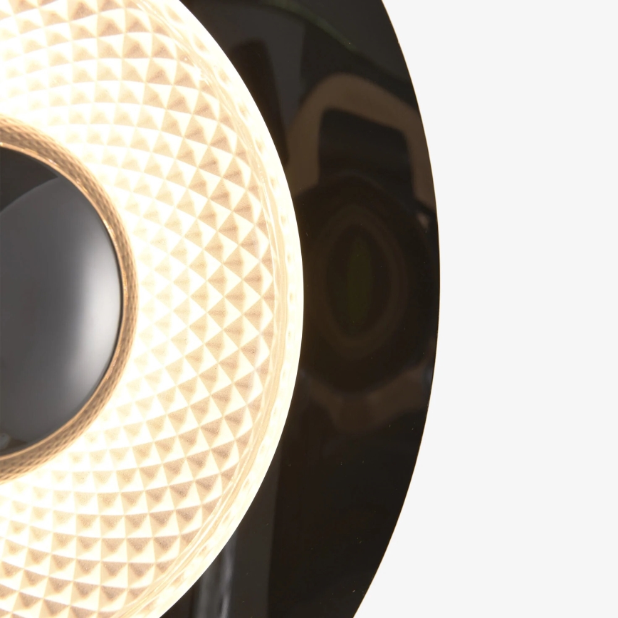 Zuma Line - LED Stenska svetilka LED/8W/230V črna/dimno črna