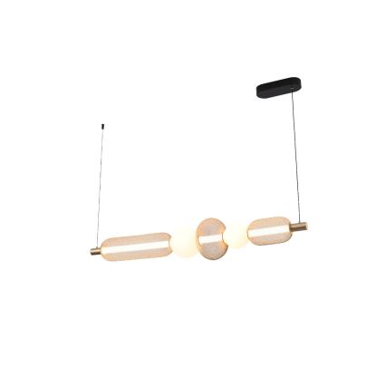 Zuma Line - LED zatemljiv lestenec na kablu LED/27W/230V 3000-5700K zlati + daljinski upravljalnik