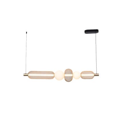 Zuma Line - LED zatemljiv lestenec na kablu LED/27W/230V 3000-5700K zlati + daljinski upravljalnik